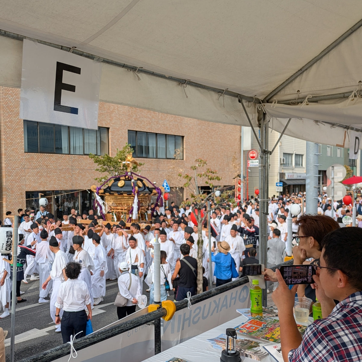 石岡のお祭り特別観覧・桟敷席