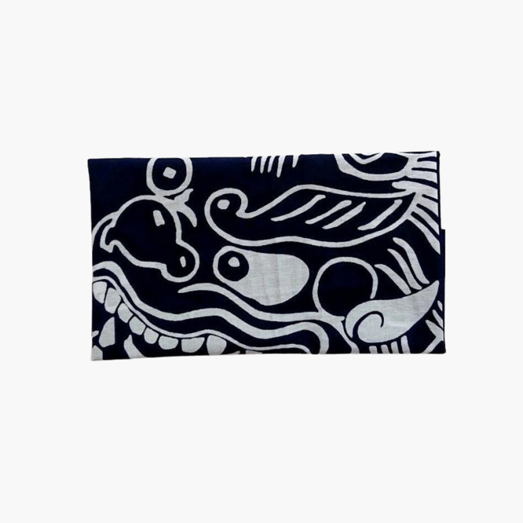手拭い（獅子）（※紺・えんじ）【お祭りグッズ】石川園