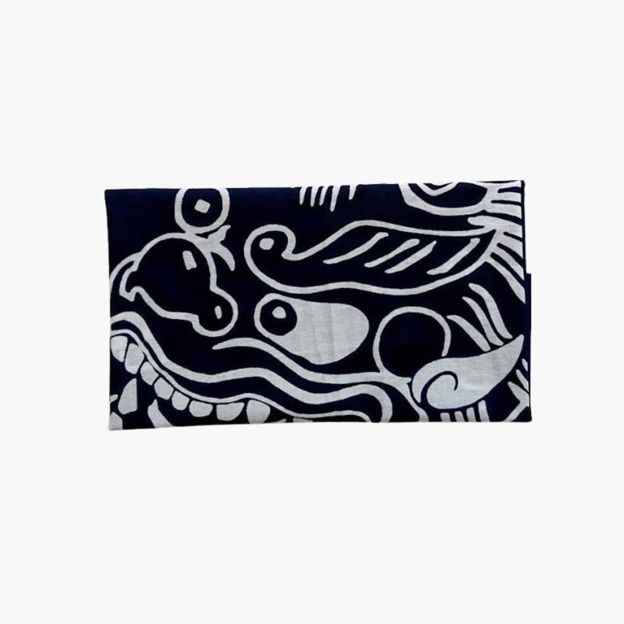 手拭い（獅子）（※紺・えんじ）【お祭りグッズ】石川園